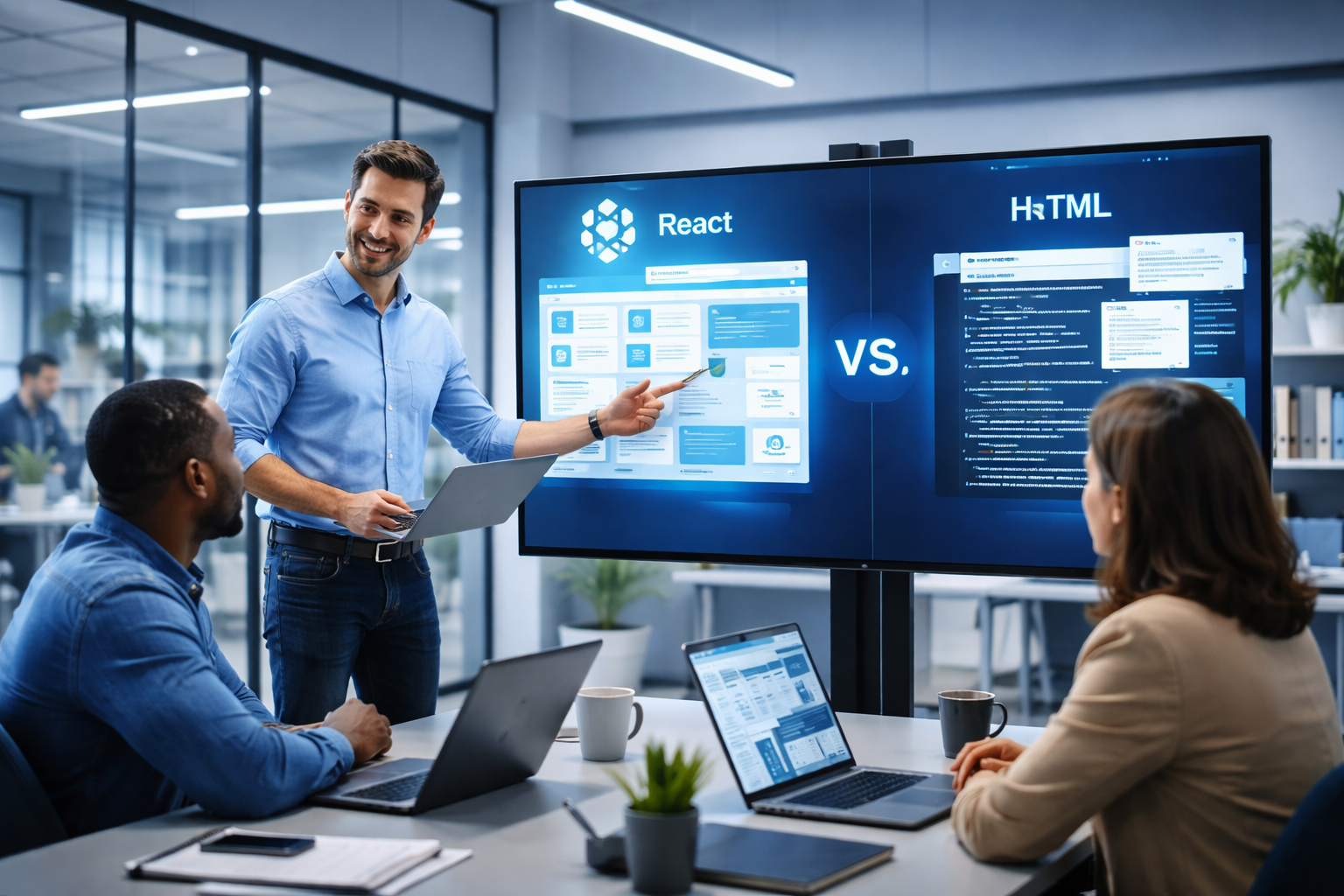 React vs. Traditional HTML Websites: Why More Businesses Are Choosing React (and the Benefits You Get)