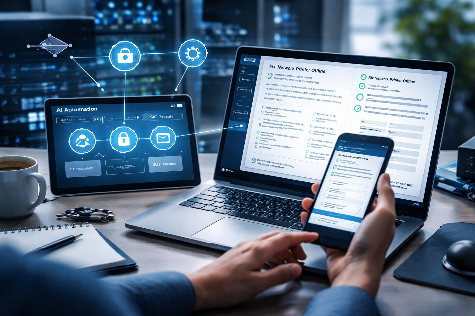 Turn Recurring Help‑Desk Resolutions Into Living SOPs: A Human‑Approved AI Workflow That Updates Runbooks From Tickets — article image 2