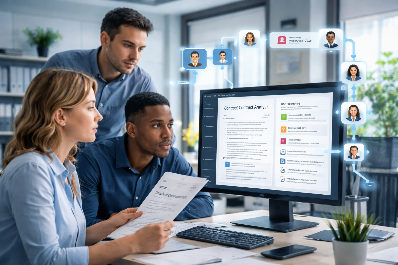 AI Contract-Intake for SMBs in Microsoft 365: Turn Vendor PDFs Into Red Flags, Renewal Dates, and Routed Approvals (Without Letting AI “Decide”)